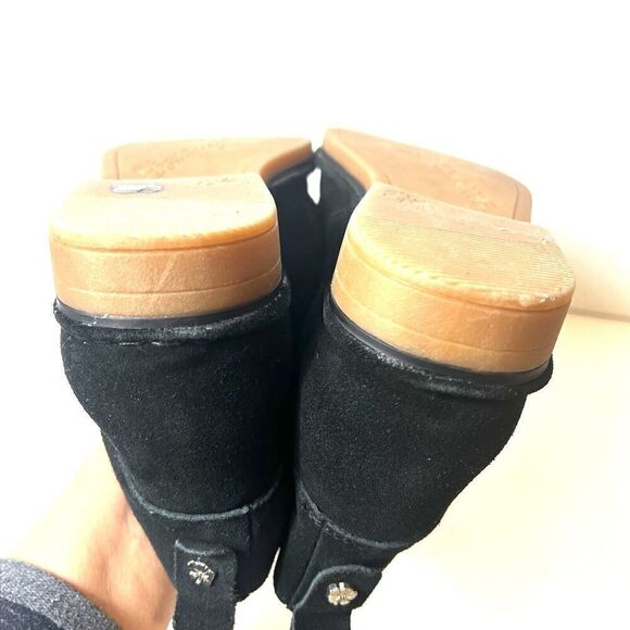 Tommy Bahama Evert Black Suede Leather Chukka Desert Ankle Booties Women's Sz 10 - Picture 8 of 11